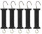 NDNCZDHC 5-teiliger elektrischer Zauntorgriff, 9,6 x 2,1 Zoll PP-isolierter Torgriff mit Metallhaken für Weidezaun