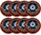 WSDAV 84MM Inline Skate Rollen mit Lagern (8er-Pack) - 84A Langlebige Indoor/Outdoor Ersatzrollen für Rollstühle