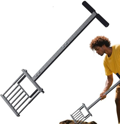 Huvqianu Aérateur De Gazon | Perforateur de Jardin | Outil À Pointes Carottantes Polyvalent pour Sol Aménagement Pelouse Jardin Entretien