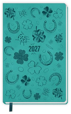 Trötsch Taschenkalender A6 Soft Touch Glück 2027: Soft Touch Terminkalender