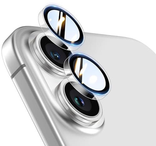 TOCOL für iPhone 17 Kameraschutz, 2 Sets, Transparent | Einfache Montage, Ultra HD Camera Cover, 9H Stoßfest Kratzfest, Hüllenkompatibel, Kameraschutz für iPhone 17