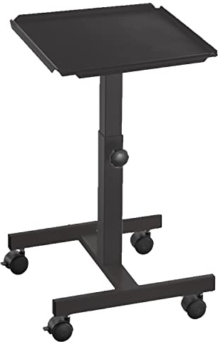 celexon Projektionstisch PT1010B - B-Ware | Beamer-Tisch mit fester Ablagefläche: 38x38cm | mobile & stabile Stahlkonstruktion | ideal für Präsentationen & Schulungen