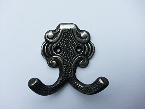 Haken Kleiderhaken, Garderobenhaken Metall antik Eisen