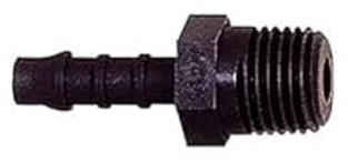 RIEGLER 110955-31.142 Gerader Einschraubstutzen, R 3/8 a., für Schlauch LW 8 mm, PA 6, 1Stk