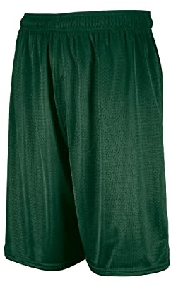 Russell Athletic Men's 9 Inch Mesh Short, Dark Green, 4X-Large
