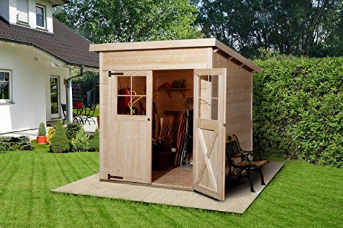 Weka Gartenhaus 325 Größe 1 natur