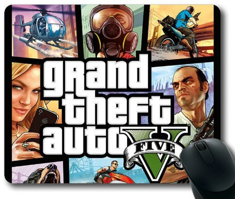 Bestsellcase Tapis de Souris rectangulaire personnalisé GTA 5