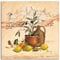 ARTLAND Wanddeko Leinwand Bilder Wandbild 100x100 cm Toskana Italien Landschaft Stillleben Oliven Malerei Mediterran Q5HU