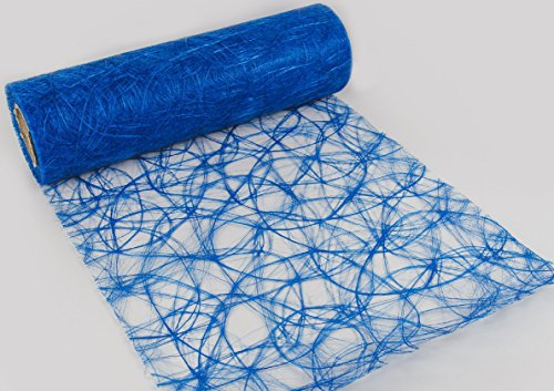 Sizoweb Tischläufer in unterschiedlichen Farben, 30 cm breit, 5 oder 20 m lang 20 m blau 7340