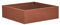 prima terra Hochbeet-Bausatz Edelrost PLANUS Maße 118x118cm Höhe 35cm