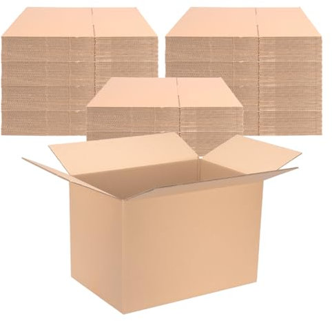verpacking 200 Faltkartons Versandkartons DHL Kartons 600 x 400 x 400 mm, KK-107, 2-Wellig Karton Versandkarton | variable Höhe bei 200 und 300 mm |