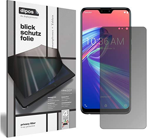 dipos I Protezione Vista Compatibile con ASUS ZenFone Max PRO (M2) Pellicola Prottetiva Privacy 4 Modi