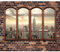 murando Fototapete selbstklebend Fenster nach New York 147x105cm Foto Tapete Tapetenfolie Möbelfolie Wandverkleidung Wandtapete Motivtapeten Bildtapete Wohnzimmer 3d Effekt Modern NY City Stadt
