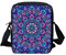 HUGS IDEA Animals Face Kleine Umhängetasche, Schultertasche, Mandala in Lila, Small