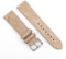 ZXF Uhrenarmband Handgemachte Uhrenband 18mm 20mm 22mm 24mm Vintage Lederband Ersatz Tan Beige Für Männer und Frauen Uhren (Band Color : Beige no Side Wire, Band Width : 22mm)