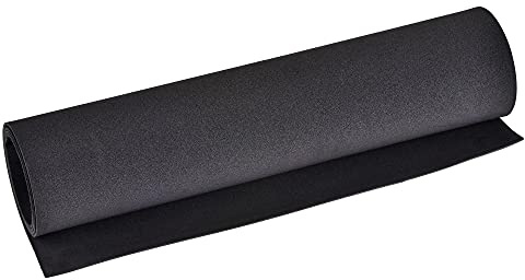 sourcing map Black EVA Foam Sheets Roll 13 x 39 Inch 2mm Thick for Crafts DIY Projects