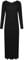 STAR FASHION Women’s Long Sleeve Maxi Dress Stretchy Ladies Plain Jersey Round Neck Casual Style Plus Size UK 8-26 Black 12-14