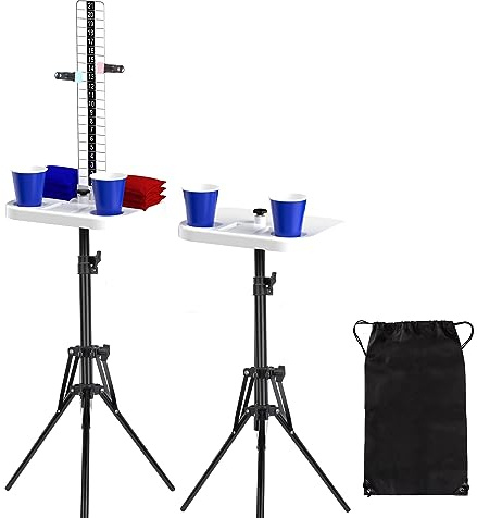 Teamaze Cornhole Scoreboard 2 Sets Cornhole Score Keeper with Drink Holder Corn Hole Game Accessories for Outside, Yard Game