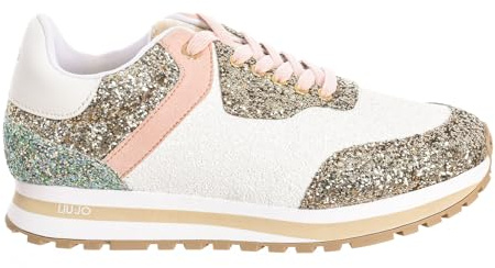 Liu Jo Bronze/White Glitter Multicolor Wonder 501 Damenschuhe Absatz 3,5 cm