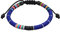 Kuzzoi Buddha Herren Armband aus Heishi und indonesische Glas Perlen geknotetes Nylonband mit Beads 925 Sterling Silber Surferarmband Länge 19cm verstellbar
