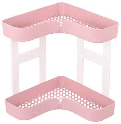 Scaffale angolare per bagno Scaffale portaoggetti da appoggio Organizzatore per