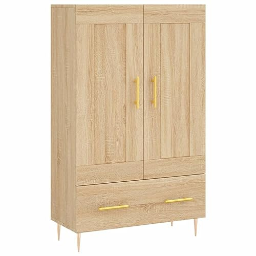 vidaXL Highboard Sonoma-Eiche 69,5x31x115 cm Holzwerkstoff