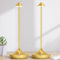Hapfish Battery Operated Table Lamps for Living Room Set of 2, Rechargeable Cordless LED Desk Lights, Portable & Dimmable, Wireless Small Battery Powered Lamp for Outdoor Living Room Dinner – Gold