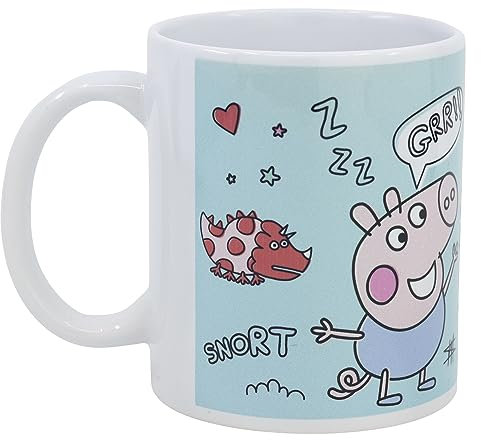 Stor Taza de cerámica de sublimación de 325 ml en caja de regalo de PEPPA PIG