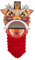 Festival de Printemps Chinois Danse du Lion, Artisanat de Bricolage, Décoration du Nouvel an Chinois 2024, Cadeau de Festival de Célébration, Rouge