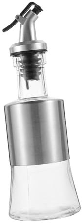 Alipis Bottiglia Di Olio Di Decanter Per Olio Doliva Decanter Per Olio D'oliva Versatore Di Olio D'oliva Ampolla Di Aceto Bicchiere Acciaio Inossidabile Bottiglia Di Rifornimento