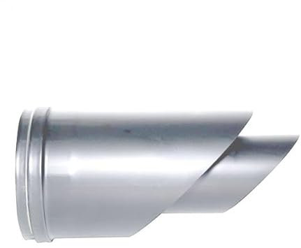Tuyau de cheminée coaxial inox borne horizontale D. 80/130 CE poêle à granulés fabriqué en Italie