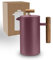 Lambda Coffee® Thermo French Press Edelstahl I 3 Größen erhältlich I Kaffeebereiter aus Edelstahl | Doppelwandig: Hält lange Warm I Kaffeezubereiter | Kaffeepresse (Rot, 0,35l (2 Tassen))