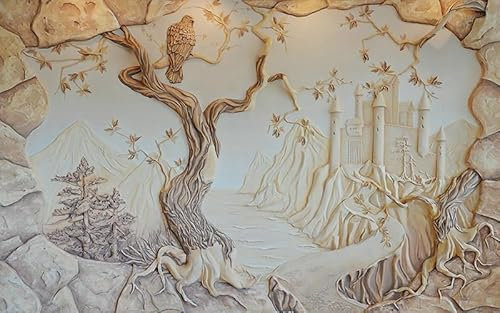 Papier Peint Panoramique Beige De Luxe Clair Papier Peint Chambre Adulte Papier Peint Panoramique Enfant Papier Peint Salon Décoratif Papier Peint Intissé 400x240cm