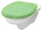 Brandsseller Funda para tapa de inodoro (38 x 48 cm, con recorte de suave tela de microfibra), color verde