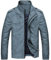Surttan Freizeitjacke Herren College Stehkragen Sakkos Mit Taschen Zip Hybridjacke Outdoor Wachsjacke Casual Jacket Blouson Leicht Jacke Baumwolle Übergangsjacke Y2k Warm Motorradjacke Oversize