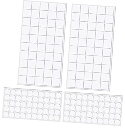 STOBOK 200stücke Klare Klebeknete Doppelseitige Knete Für Posteraufkleber Bastelwerkzeuge Stark Klebend Wiederverwendbar Transparente Knete Für Diy-projekte