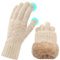 ehsbuy Winter Handschuhe Damen Touchscreen Fleece, Warme Kaschmir Dicke Strickhandschuhe Wollhandschuhe Thermohandschuhe Outdoor Sport Geschenke für Herren und Damen