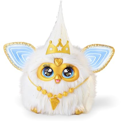 Furby Goldener Glanz, interaktives Plüschtier – französische Version