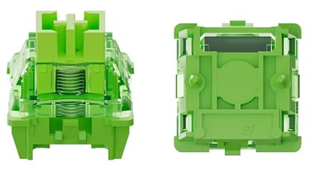 GATERON Magnetic Green Dragon Keyboard Switches, Linear Factory Pre-lubed Freely Setting Pre-Travel 20mm Longer Spring Key Switches for Magnetic Gaming Keyboard (90)
