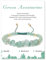 Echtes Naturstein Armband für Fraun, 4mm Perlenarmband Einstellbar Edelstein Armband Yoga Armbands für Damen Mädchen Geschenk für Geburtstag Muttertag Weihnachten (Grüner Aventurin)
