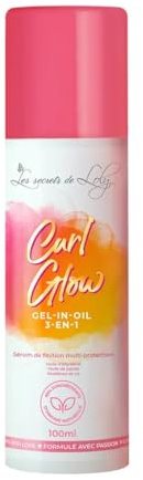 Les Secrets De Loly – Curl Glow – Sérum Finition Multi-Protection – Soin Cheveux Protecteur - Vegan 99% Naturel – Protection Chaleur – 100ml