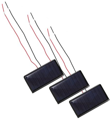 GLEAVI 3piezas Módulo De Panel Solar Pequeño Mini Placas Solares Carga Portátil Exterior