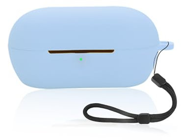 Protective cover for Sony WF-C710N Wireless Earbuds, yystao Soft Silicone Case with Lanyard - Skin-friendly & Durable, Azure