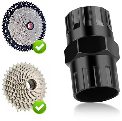 DONGFENGLION Zahnkranzabzieher 2-in-1 Fahrrad Kassette Werkzeug – Ritzelabzieher Für Schraubkranz & Kassette, Robustes Fahrrad Werkzeug Aus Stahl, Kompaktes Fahrradwerkzeug Für MTB & Rennrad