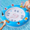 Table flottante ronde surdimensionnée de 101,6 cm pour piscine, plateau de piscine gonflable, table de jeu flottante pour intérieur ou extérieur, plage, fêtes d'été