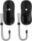 2 PZ Controller di gioco del mouse per Switch 2, Mini portatile Mouse ergonomico Sinistra + destra Controller staffa maniglia Caso e Mouse Pad per Switch 2 (Nero)