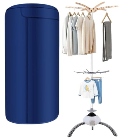 Sèche-Linge Portable Appareil de Chauffage avec Minuterie | Sèche-Linge Électrique Pliable Pour Sous-Vêtements Maison Balcon Petit Appartement Chambre D'Étudiant En