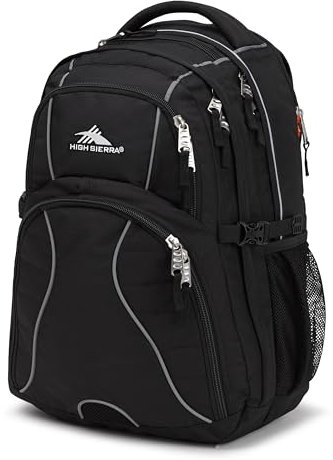 High Sierra Swerve Laptop-Rucksack, unisex, 53665-1041, Schwarz, 48,26 cm