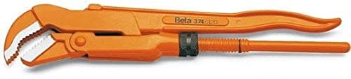 Beta 374 320 - Giratubi modello svedese con ganasce sottili a 45° in acciaio forgiato