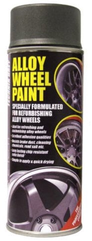 Auto Inpart Anthracite Technik Grey E-TECH Alloy Wheel Paint Chip Resistant Wheel Refurbi...